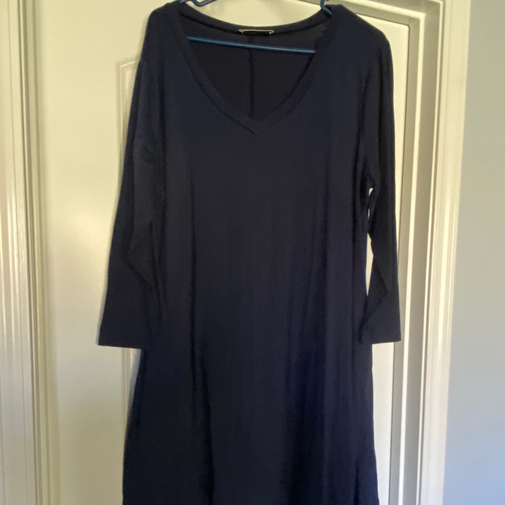 Navy Nemidor 3/4 sleeve tunic